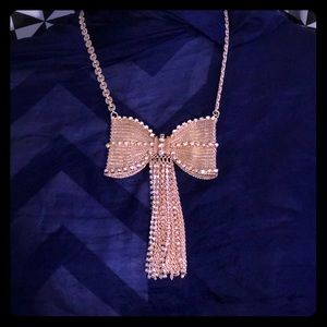 Betsey Johnson Bow Necklace